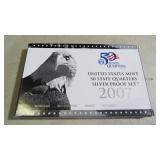 2007 US MINT STATE QTRS SILVER PROOF SET