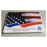 2010 US MINT AMERICA BEAUTIFUL QTRS SILVER PROOF S