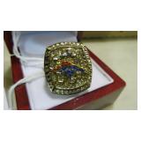 PEYTON MANNING SUPERBOWL 2015 RING REPLICA SZ 11