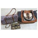 3 DESIGNER STYLE PURSES