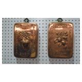 2 COPPER KITCHEN MOLDS