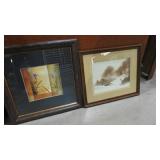 2 FRAMED PRINTS, 1 JERRY THOMPSON SIGNED/NUMBERED