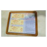 ORIGINAL WOODSTOCK FRAMED TICKETS, 1969