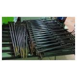 55 FEET METAL DECORATIVE FENCES 37.5" TALL 2 GATES