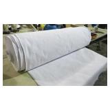 LARGE ROLL OF WHITE FLEECE W/SILVER FLEECE