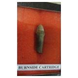 ANTIQUE BURNSIDE CARTRIDGE IN CASE