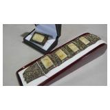 ANTIQUE BRACELET & MATCHING BROOCH