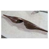 PRIMITIVE HAND HEWN SHOULDER WATER CARRIER