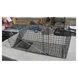 METAL LIVE ANIMAL TRAP, LIKE NEW