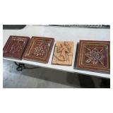 COLLECTION OF CERAMIC TILES, 9" SQUARE