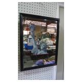 OLD GRAND-DAD ADV. MIRROR, 17" WIDE, 21" TALL