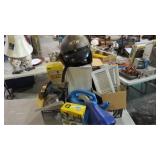 LARGE LOT LIGHT FIXTURES, HELMET, LIZARD CAM, MISC