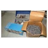 BOX OF NAILS, TOOL BOX & CONTENTS, STORAGE BOX