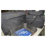 FORD TRACTOR MANUAL, 3 ROYALTON SUITCASES, TRAY