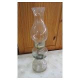 VINTAGE OIL LAMP W/STACK