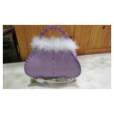 LIGHTED PURSE TABLE LAMP