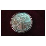 2019 1 OZ .999 SILVER EAGLE GEM BU