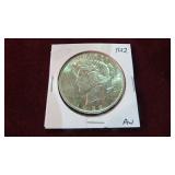 1922 P PEACE SILVER DOLLAR AU 90%