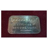 1 OZ .999 SILVER BAR ENGELHARD