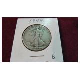 1944 S WALKING LIBERTY HALF DOLLAR 90%