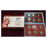 2005 US MINT SILVER PROOF SET