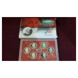 2009 DC & US TERR. QTRS SILVER PROOF SET