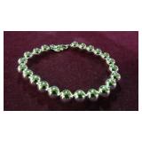 LADIES STAMPED .925 BALL BRACELET