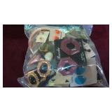 BAG OF ESTATE COSTUME JEWELRY