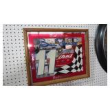 BILL ELLIOT BUDWEISER MIRRORED SIGN 17.5 X 21"