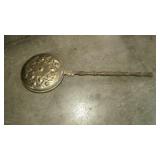 ANTIQUE COPPER BED WARMER, 39" LONG