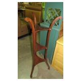 3 TIERED WHAT-NOT SHELF, 11" WIDE, 42" TALL