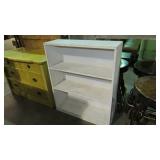 PAINTED SOLID WOOD WHITE BOOK SHELF