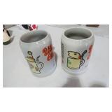 2 UTICA CLUB BEER MUGS, COUNTESS & DOOLEY, WEBCO