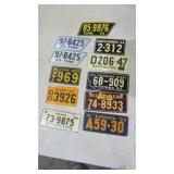 COLLECTION OF REPLICA MOTORCYCLE PLATES