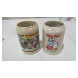 2 UTICA CLUB BEER STEINS, 40 YRS, SCHULTZ/DOOLEY