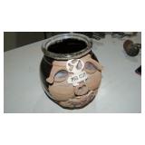 STONEWARE MAHON FUNNY FACE COOKIE JAR