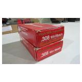 2 BOXES BLACK HILLS 308 40 ROUNDS AMMO