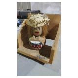 COCONUT DOLL ON A SHELF