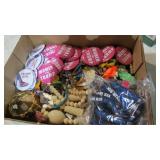 BOX OF ESTATE JEWELRY & PINS