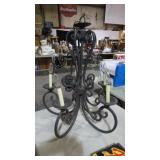 BLACK METAL CHANDELIER