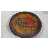 LARGE ELEPHANT SERVING PLATTER, 18" DIAMETER
