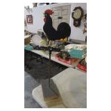 METAL ROOSTER WEATHER VANE