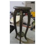 CRACKLE PAINT TABLE STAND
