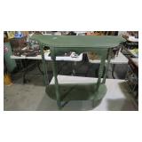 SMALL HALF MOON PAINTED TABLE