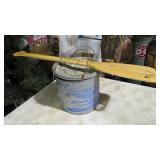 BOAT PADDLE & MINNOW BUCKET