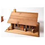 FOLK ART BIRD HOUSE