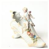 GERMAN PORCELAIN SHOE VASE