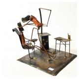 BRASS BRUTALIST SCULPTURE