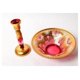 BOHEMIAN CRANBERRY GLASS