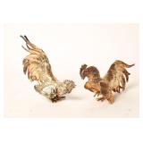 STERLING SILVER CHINESE ROOSTERS
